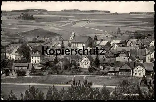 ÄLTERE POSTKARTE VÖHL AM EDERSEE PANORAMA MARIE JUCHACZ HEIM AWO bei Korbach Waldeck Edertal Frankenau Frankenberg cpa