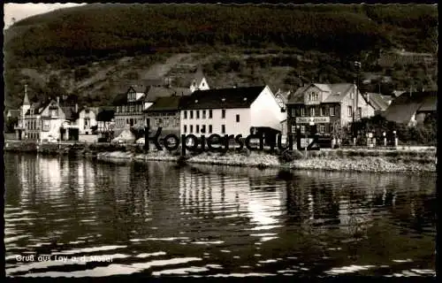 ÄLTERE POSTKARTE GRUSS AUS LAY AN DER MOSEL GASTSTÄTTE ZUR TRAUBE Koblenz AK Ansichtskarte postcard cpa