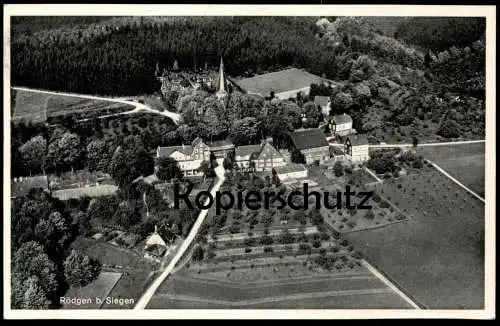 ALTE POSTKARTE RÖDGEN BEI SIEGEN HOTEL CAFÉ HAUS STANGIER WILNSDORF-OBERSDORF Ansichtskarte postcard cpa AK