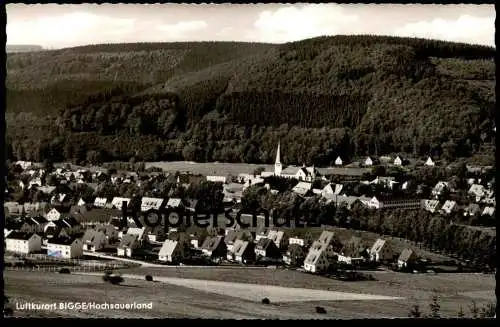 ÄLTERE POSTKARTE LUFTKURORT BIGGE IM HOCHSAUERLAND PANORAMA OLSBERG Sauerland Ansichtskarte cpa AK postcard