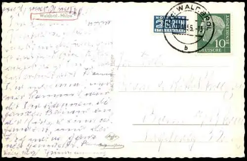 ÄLTERE POSTKARTE WALDBRÖL HOLPE PANORAMA MORSBACH OBERBERGISCHES LAND Ansichtskarte AK postcard cpa