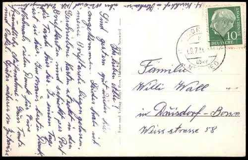 ÄLTERE POSTKARTE HORHAUSEN WESTERWALD ERHOLUNGSHEIM ALTENKIRCHEN FLAMMERSFELD Ansichtskarte AK cpa postcard