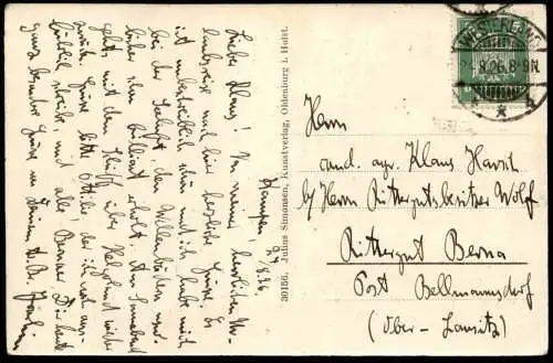 ALTE POSTKARTE SYLT KLAPPHOLTAL FREIDEUTSCHES LAGER 1926 KLAPPHOLTTAL AK Ansichtskarte postcard cpa