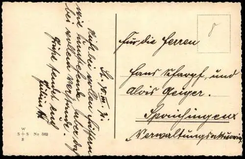 ALTE POSTKARTE SKAT SCHWARZ MÜSST IHR WERDEN IHR LUDERSCH WILLI SCHEUERMANN SKATSPIEL Karten Bier AK cpa postcard