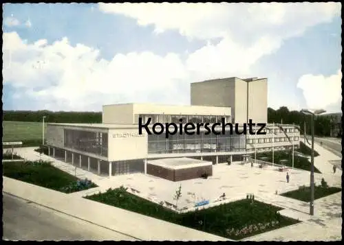 ÄLTERE POSTKARTE OER-ERKENSCHWICK STADTHALLE Halle Ansichtskarte AK postcard cpa