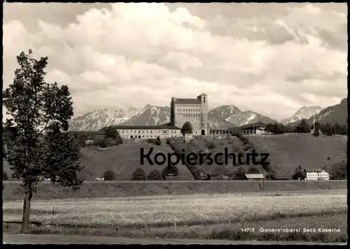 ÄLTERE POSTKARTE GENERALOBERST BECK KASERNE SONTHOFEN BAYERN ALLGÄU Ludwig Beck Bundeswehr Ansichtskarte AK cpa postcard