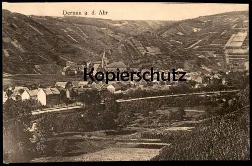 ALTE POSTKARTE DERNAU AN DER AHR PANORAMA GESAMTANSICHT GUTMANN'S KARTE RITTER Gemeinde Altenahr Ansichtskarte postcard