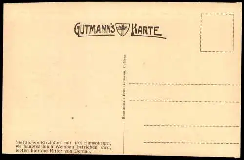 ALTE POSTKARTE DERNAU AN DER AHR PANORAMA GESAMTANSICHT GUTMANN'S KARTE RITTER Gemeinde Altenahr Ansichtskarte postcard