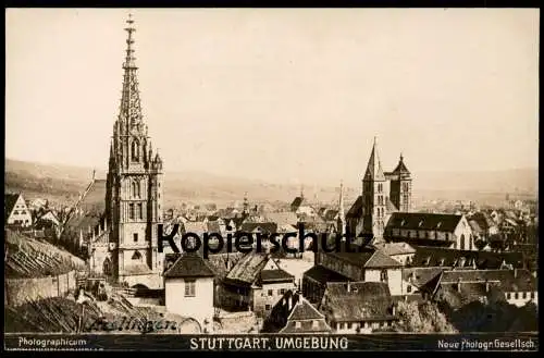 ALTE POSTKARTE STUTTGART UMGEBUNG ESSLINGEN JOSEPH KÜRSCHNER Ansichtskarte AK cpa postcard