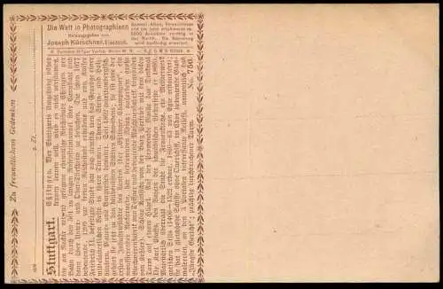 ALTE POSTKARTE STUTTGART UMGEBUNG ESSLINGEN JOSEPH KÜRSCHNER Ansichtskarte AK cpa postcard