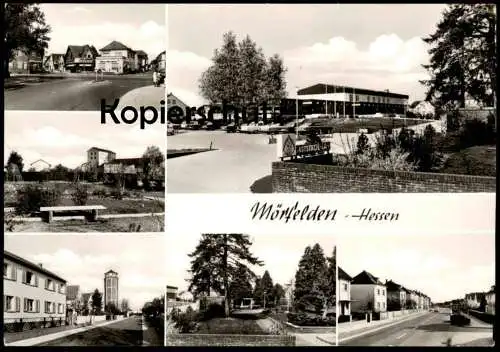 ÄLTERE POSTKARTE MÖRFELDEN HESSEN GASTSTÄTTE CAFÉ MÖRFELDEN-WALLDORF Ansichtskarte AK cpa postcard