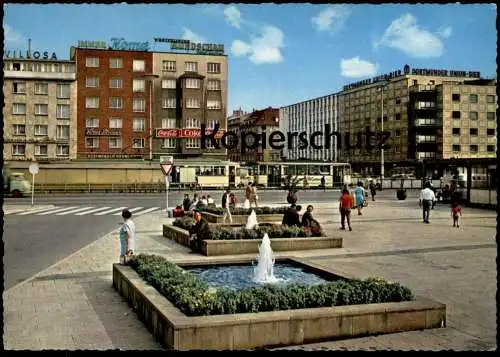 ÄLTERE POSTKARTE HAGEN BERLINER PLATZ COCACOLA COCA COLA COKE REKLAME VILLOSA KOMA SPRINGBRUNNEN fountain Ansichtskarte