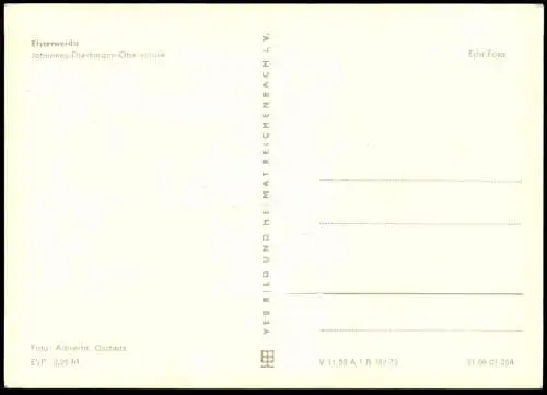 ÄLTERE POSTKARTE ELSTERWERDA JOHANNES-DIECKMANN-OBERSCHULE SCHULE Ansichtskarte postcard cpa