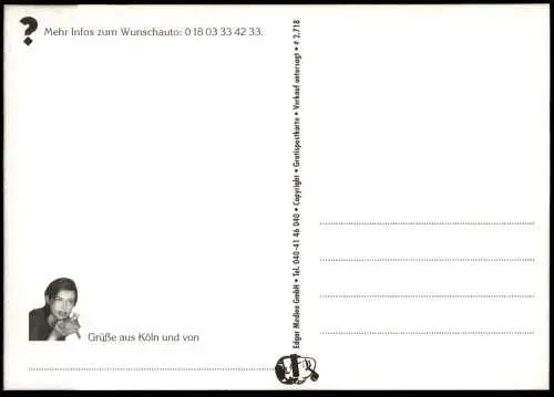 ÄLTERE POSTKARTE FORD KA KLEINER IST SCHÖNER IST BESSER GOLDENE KRONE KÖLN crown Auto car Ansichtskarte AK cpa postcard