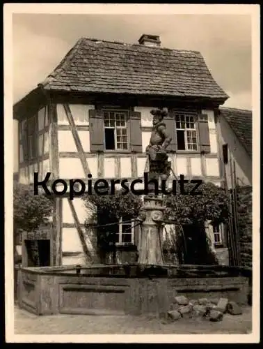 ALTE FOTO POSTKARTE WILDBERG MARKTBRUNNEN 11,3 CM x 8,5 CM Photo Brunnen fontaine fountain Reinhold Dengler cpa postcard