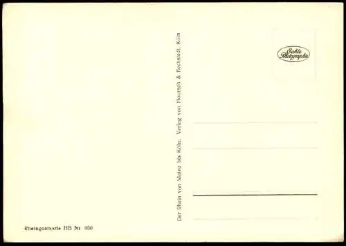 ALTE POSTKARTE KÖLN AM RHEIN LEYSTAPEL RHEINGOLD SERIE NR. 950 STRASSENBAHN ANLEGER KÖLN DÜSSELDORER postcard AK