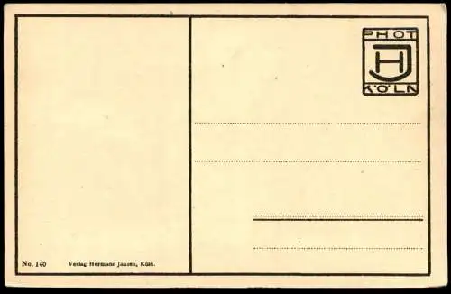 ALTE POSTKARTE KÖLN AM RHEIN AUS DER VOGELSCHAU FLIEGERAUFNAHME LUFTBILD PANORAMA HERMANN JANSEN AK cpa postcard