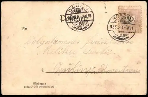 ALTE POSTKARTE GRUSS AUS KÖLN HOHENZOLLERNRING 1898 Cöln Cologne Hohenzollern Ring Ansichtskarte AK cpa postcard