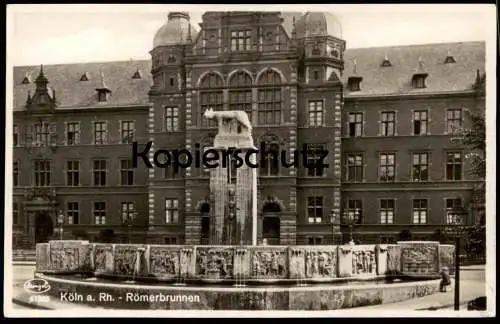 ALTE POSTKARTE KÖLN AM RHEIN RÖMERBRUNNEN RÖMISCHE WÖLFIN APELLHOFPLATZ Brunnen Cöln Ansichtskarte AK cpa postcard