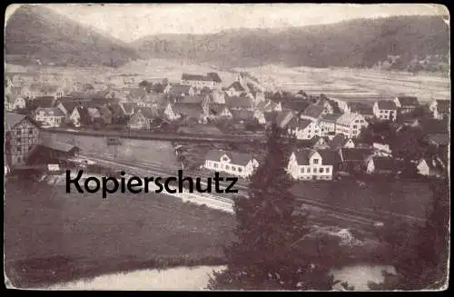 ALTE POSTKARTE IMMENDINGEN BLICK VOM DONAUUFER DONAU FELDPOST STEMPEL TRUPPENÜBUNGSPLATZ HEUBERG AK Ansichtskarte cpa