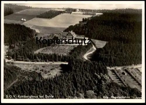 ALTE POSTKARTE S. G. V. KOHLBERGHAUS BEI DAHLE 1940 ORIGINAL FLIEGERAUFNAHME ALTENA WESTFALEN Ansichtskarte postcard