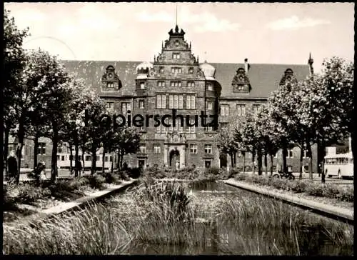 ÄLTERE POSTKARTE OBERHAUSEN AMTSGERICHT BUS STRASSENBAHN Gericht court justice tribunal AK Ansichtskarte cpa postcard