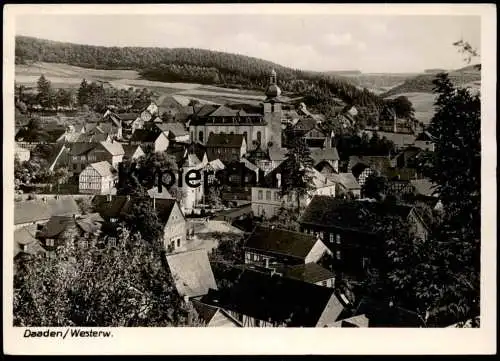 ÄLTERE POSTKARTE DAADEN WESTERWALD PANORAMA Gesamtansicht Ansichtskarte AK cpa postcard