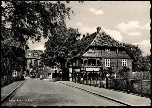 ÄLTERE POSTKARTE HITZACKER AN DER ELBE DRAWEHNER TOR ELBTALAUE Ansichtskarte AK postcard cpa