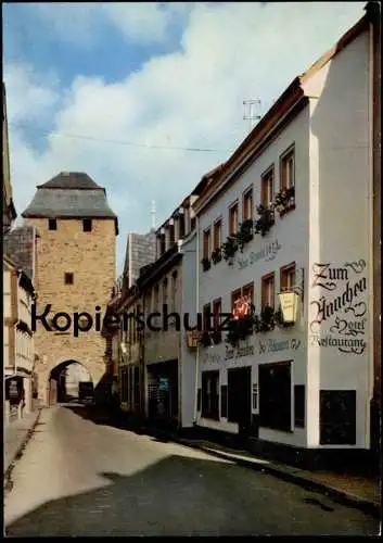 ÄLTERE POSTKARTE BAD NEUENAHR HOTEL RESTAURANT ZUM ÄNNCHEN BESITZER GERHARD LOERAKKER UND FRAU Ansichtskarte AK postcard