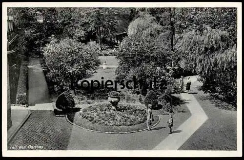 ALTE POSTKARTE KÖLN GEORGSPLATZ 10-12 HEIM UNSERER LIEBEN FRAU TEIL DES GARTENS Park garden Ansichtskarte cpa postcard