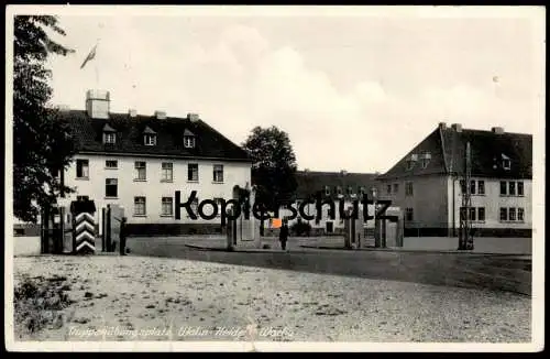 ALTE POSTKARTE TRUPPENÜBUNGSPLATZ WAHN-HEIDE WACHE 1939 KÖLN WAHNER HEIDE SOLDAT soldier Ansichtskarte AK cpa postcard