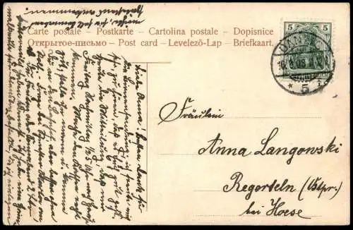 ALTE POSTKARTE HELA DORFSTRASSE HEL DANZIG Gdansk Polska Polen Poland Ansichtskarte AK cpa postcard