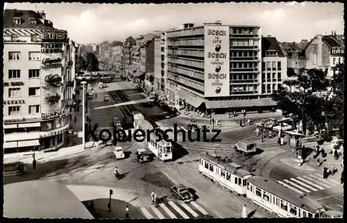 ALTE POSTKARTE KÖLN HOHENZOLLERNRING STRASSENBAHN Tram tramway Ford Pilsner Urquell Hohenzollern Ring AK postcard cpa