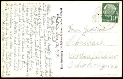 ÄLTERE POSTKARTE GRILLENBURG ELSA-FENSKE-HEIM HARTHA THARANDT DREI FRAUEN IM RUDERBOOT Sachsen Ansichtskarte AK postcard