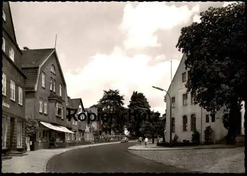 ÄLTERE POSTKARTE REINBEK PFORTE ZUM SACHSENWALD BAHNHOFSTRASSE UND POSTAMT DROGERIE Ansichtskarte AK cpa postcard