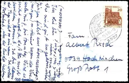 ÄLTERE POSTKARTE WAHLBACH KREIS SIEGEN SIMMERN RHEINBÖLLEN HUNSRÜCK A O GESCHÄFT GERTRUD NIES SCHOKOLADE OMO