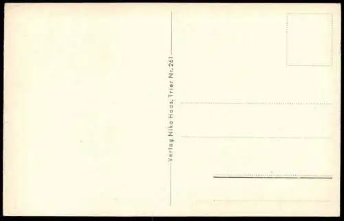 ALTE POSTKARTE TRIER STADTBLICK MIT MARIENSÄULE UND MOSELLAUF Mosel Ansichtskarte postcard cpa AK