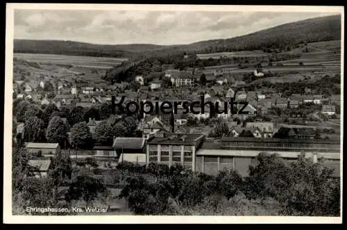 ALTE POSTKARTE EHRINGSHAUSEN KREIS WETZLAR PANORAMA TOTALANSICHT Ansichtskarte AK postcard cpa