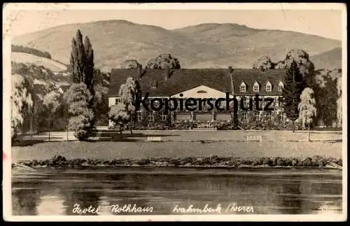 ALTE POSTKARTE HOTEL ROTHHAUS WAHMBECK WESER BODENFELDE Ansichtskarte AK cpa postcard