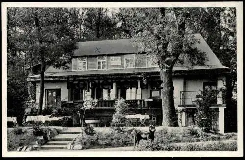 ALTE POSTKARTE BAD SODEN AM TAUNUS IM EICHWALD WALDRESTAURANT UND CAFÉ ZUM ALTKÖNIGBLICK KLOH AK Ansichtskarte postcard