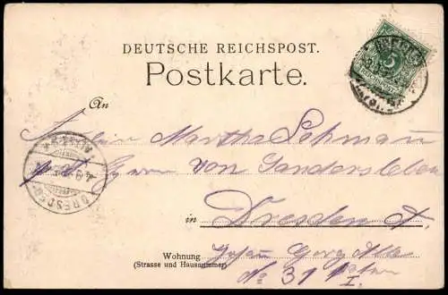 ALTE POSTKARTE GRUSS AUS BÖTTCHER'S CAFÉ DRESDEN CONDITOREI FRANZ BÖTTCHER GRUNAER STRASSE Ansichtskarte postcard cpa