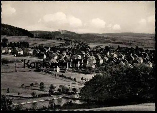 ÄLTERE POSTKARTE UNNAU IM WESTERWALD PANORAMA MIT FREIBAD SPRUNGTURM SCHWIMMBAD BAD MARIENBERG Ansichtskarte AK cpa