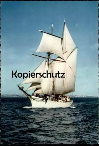 ÄLTERE POSTKARTE SEGELSCHIFF GOELETTE D'INSTRUCTION DE LA MARINE NATIONAL BELLE POULE Schiff sailing ship cpa postcard