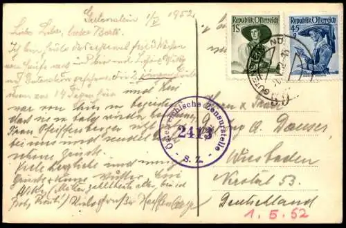 ALTE POSTKARTE SOMMERFRISCHE GUTENSTEIN GASTHOF RESTAURANT CAFÉ J. PFEIFFENBERGER Ansichtskarte AK cpa postcard