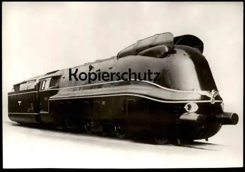 ÄLTERE POSTKARTE DEUTSCHE REICHSBAHN 19 1001 SCHNELLZUG LOKOMOTIVE DAMPFLOK locomotive à vapeur steam train postcard AK