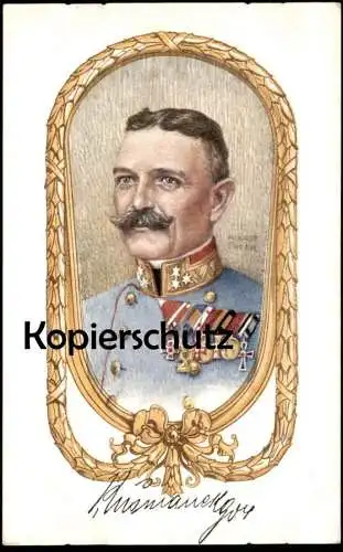 ALTE KÜNSTLER POSTKARTE HERMANN KUSMANEK VON BURGNEUSTÄDTEN FELDMARSCHALL ÖSTERREICH UNGARN AUGUST PATEK Militär AK cpa