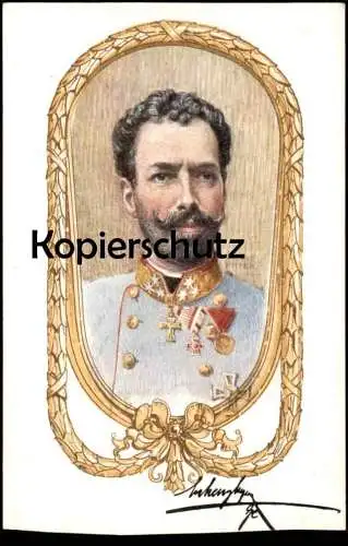 ALTE KÜNSTLER POSTKARTE ERZHERZOG EUGEN FELDMARSCHALL ÖSTERREICH UNGARN AUGUST PATEK Militär Ansichtskarte AK cpa