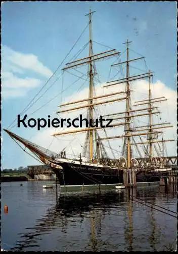 ÄLTERE POSTKARTE BREMEN SCHULSCHIFF DEUTSCHLAND Segelschiff Schiff clipper sailing ship cpa photo postcard Ansichtskarte