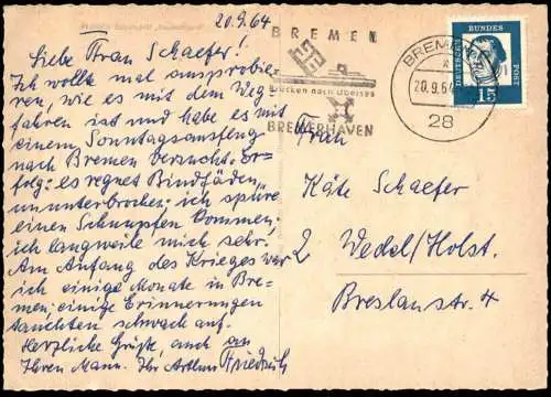 ÄLTERE POSTKARTE BREMEN SCHULSCHIFF DEUTSCHLAND Segelschiff Schiff clipper sailing ship cpa photo postcard Ansichtskarte