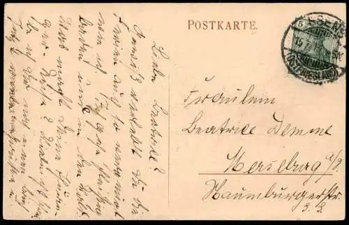 ALTE POSTKARTE BAUERNHOF IN OSTFRIESLAND STEMPEL ESENS ANNA HEDLEFS Bauernhaus farm house Ansichtskarte postcard cpa AK